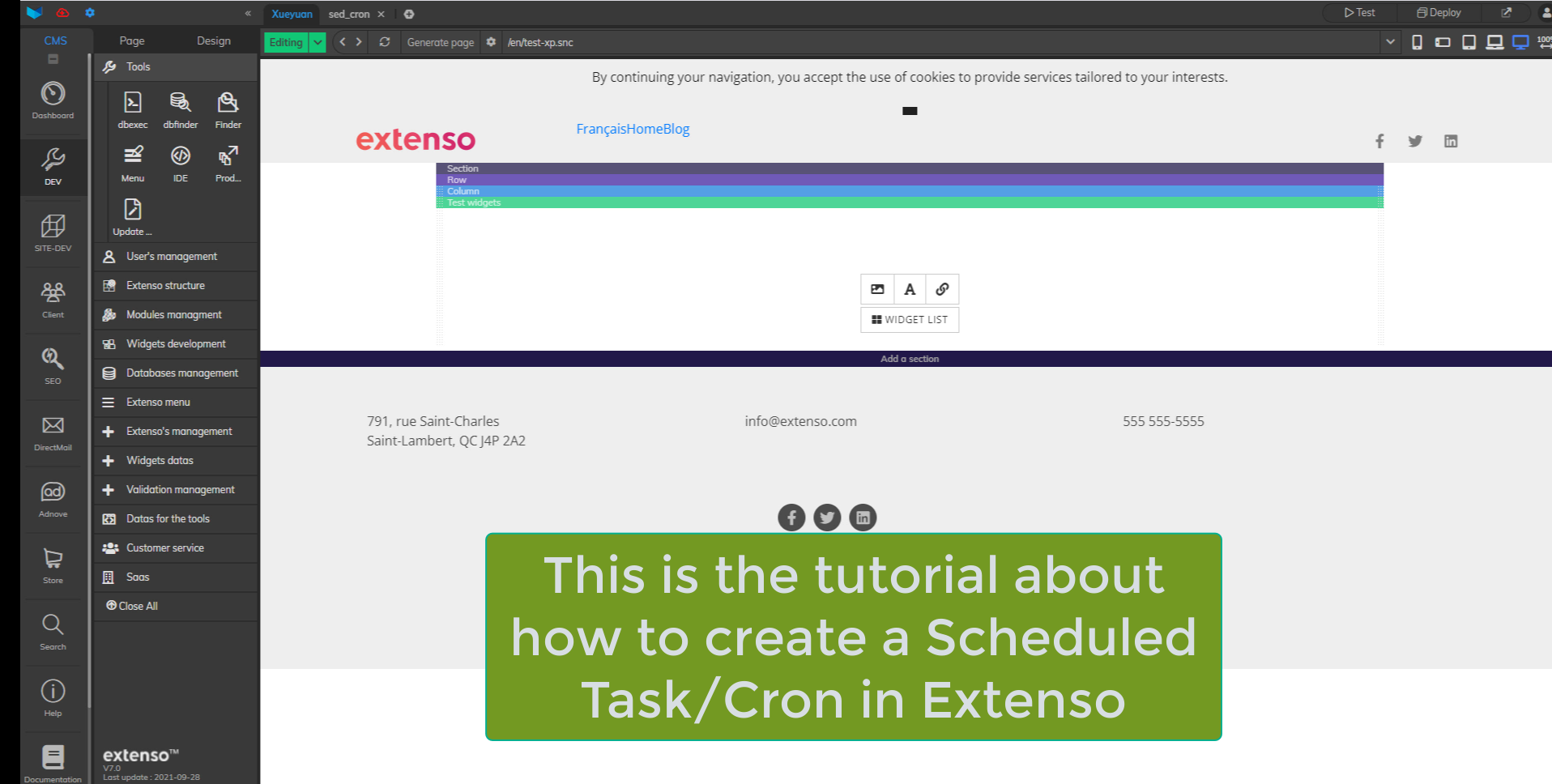 Scheduled Task in Extenso