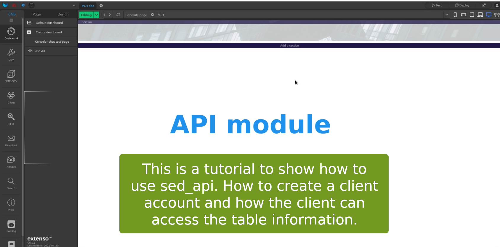 API - Getting started